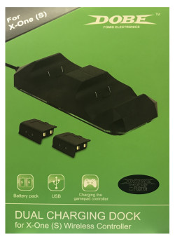 Зарядная станция DOBE Dual Charging Dock + 2 аккумулятора (черный) (TYX-697) (Xbox One)